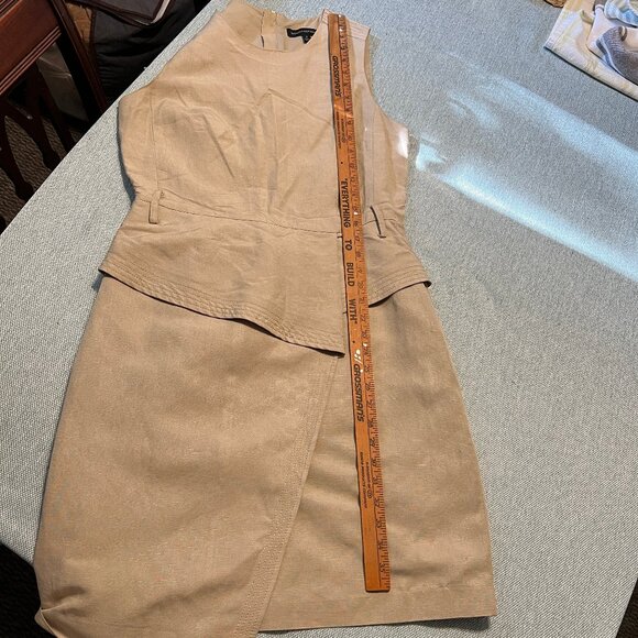 BANANA REPUBLIC LINEN BLEND DRESS SIZE 8 - Picture 4 of 7